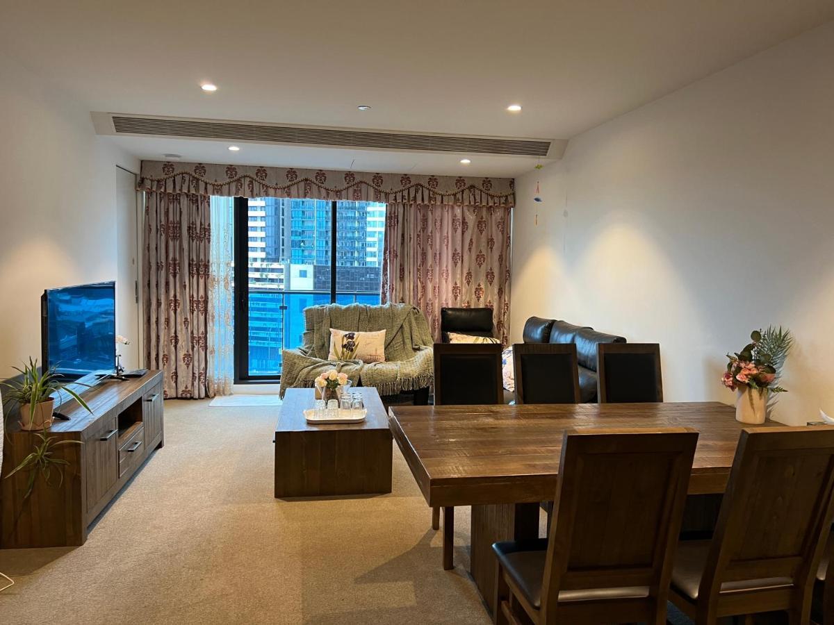 Elegant Three Bedrooms Apartment With Free Parking In Southbank Near Crown Melbourne Kültér fotó